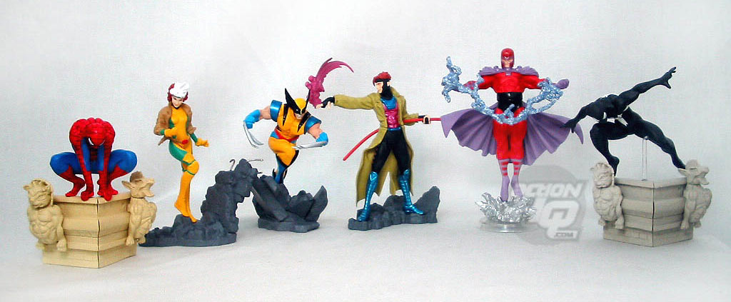 Marvel Spiderman vs X-Men Capsule Figures