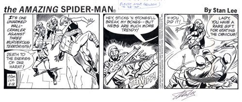 spider-man comic strips
