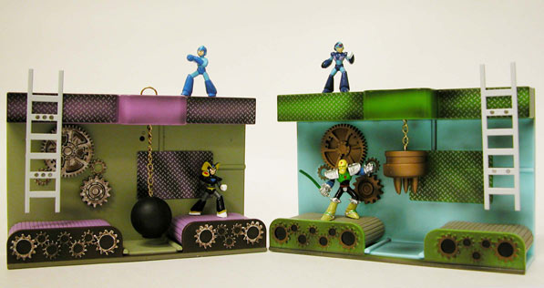Mega Man Magnetic Dioramas