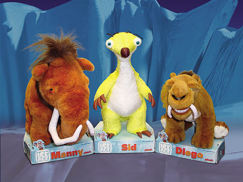 Ice Age plush toys