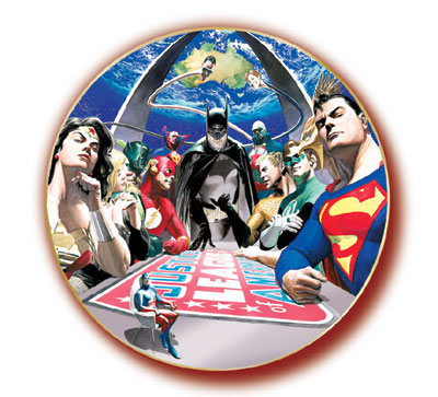 JLA: LIBERTY & JUSTICE COLLECTOR'S PLATE