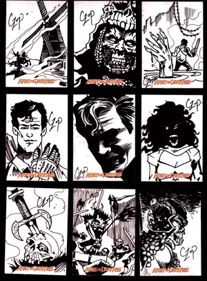 army of darkness trading cards