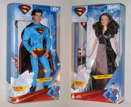 superman returns barbie and ken dolls