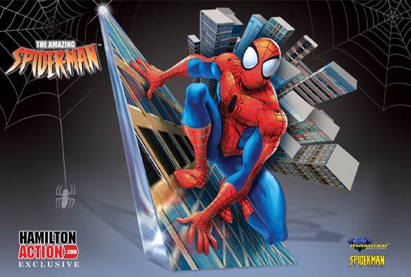 Spider-Man statue