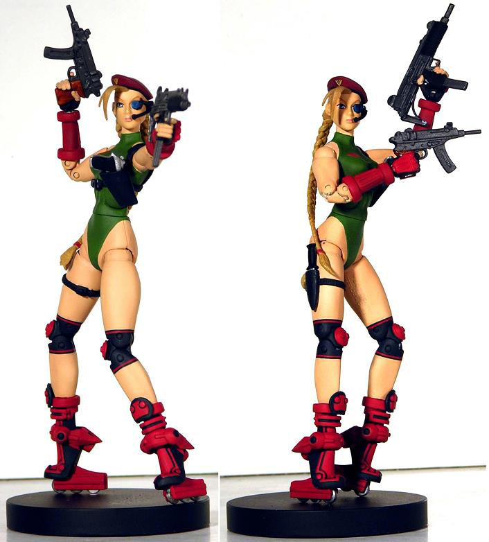 Cannon Spike Cammy Action Figure - SDCC Street Fighter Exclusives