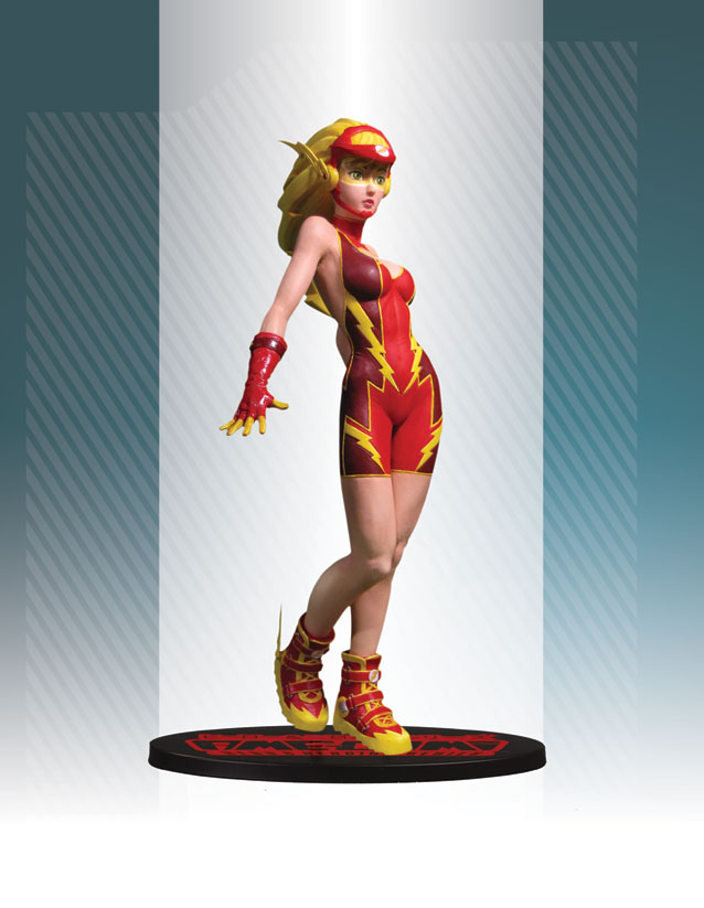 AME-COMI HEROINE SERIES: JESSE QUICK AS THE FLASH PVC FIGURE