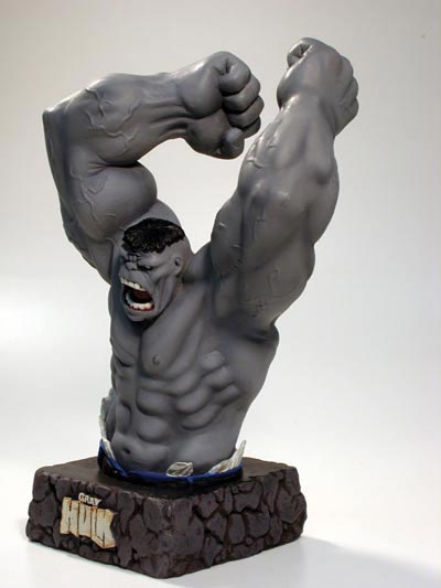 Grey Hulk bust