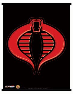G.I. Joe Cobra Insignia wall scroll