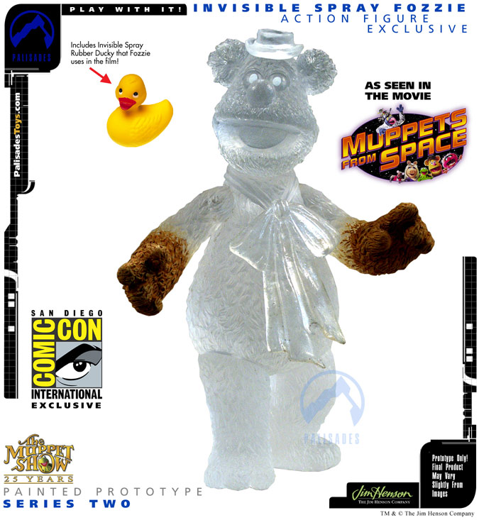 Invisible Fozzie - Muppets Action Figure