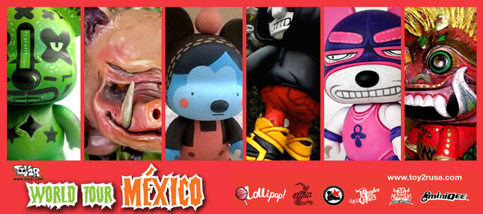 Toy2R Mini Qee World Tour: Mexico