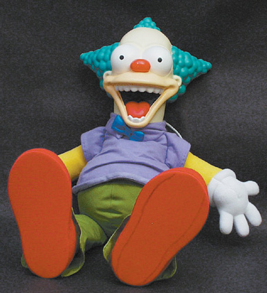 The Simpsons: Krusty the Clown 16" Talking Doll is an exact replica of...