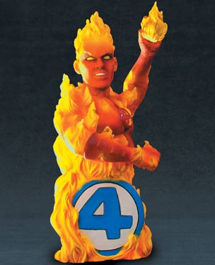 ULTIMATE HUMAN TORCH BUST