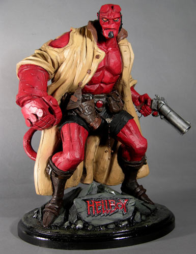 hellboy statue