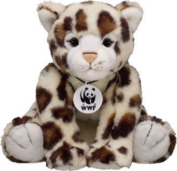 snow leopard plush toy