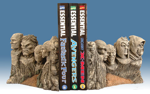 MARVEL MOUNT: HEROES AND VILLAINS BOOKENDS