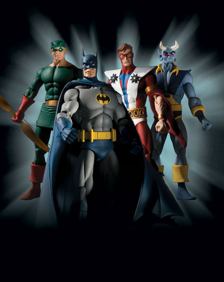 HISTORY OF THE DC UNIVERSE SERIES 1 ACTION FIGURES