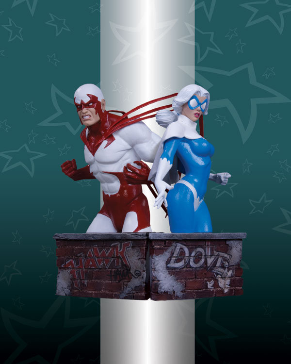 hawk and dove busts from dc direct