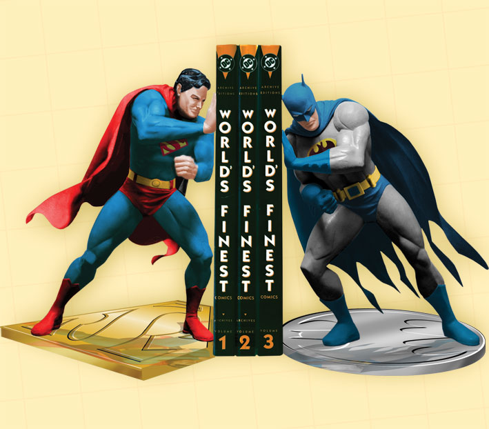 Superman/Batman: World's Finest Bookends