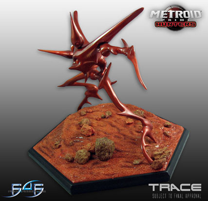 Metroid Prime Hunters Trace Statue