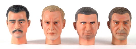 action figure heads