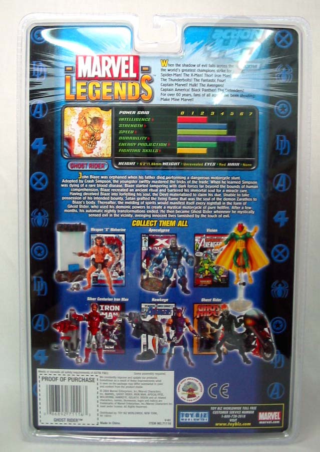 Carded Marvel Legends 7 Action Figures