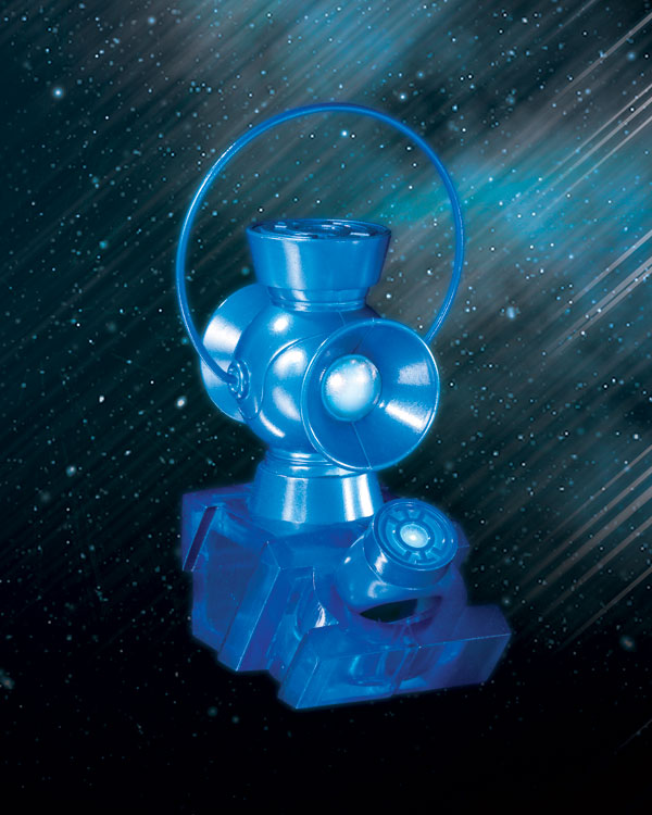 BLACKEST NIGHT: BLUE LANTERN 1:4 SCALE POWER BATTERY AND RING PROP REPLICA SET
