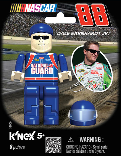 k'nex nascar driver figure bags