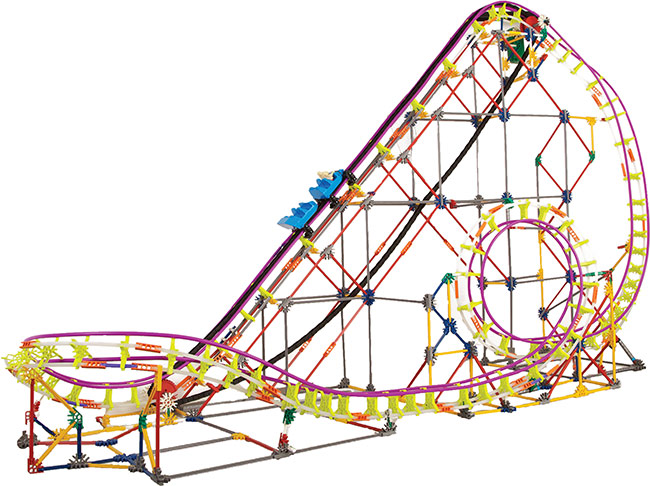 thrill ride roller coaster Sets from k'nex