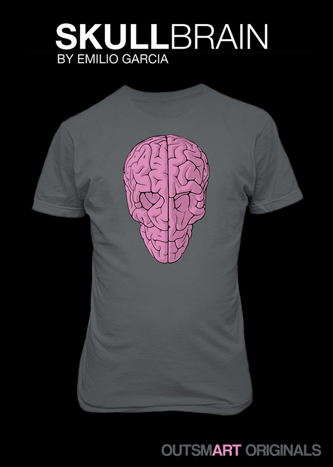  Skull Brain T-Shirt Release