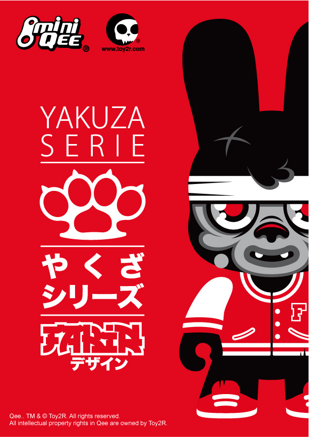 Yakuza Series of Mini Qee Bunees by Fakir