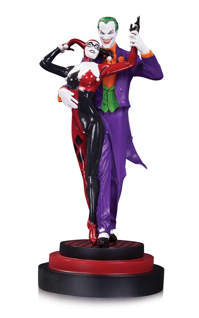 DC Batman Arkham Harleen Quinzel Figure 3 pk Harley Quinn Statue Joker NEW BTAS 