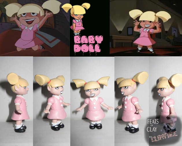 TNBA BabyDoll - Was made using some little polly pocket type figure. 